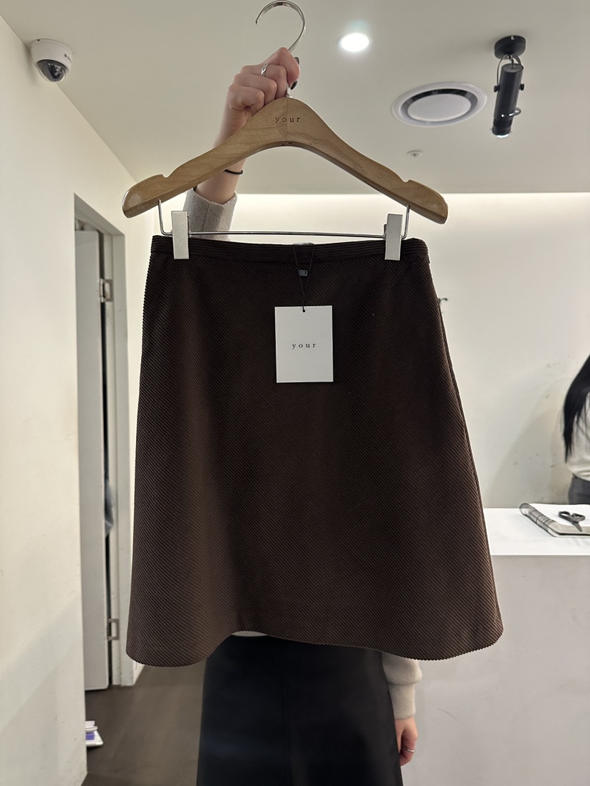 YOUR-P韓國代購㊣女士新款推薦25秋冬休閑職業熱賣時尚短裙YOUR-P短裙圖色4