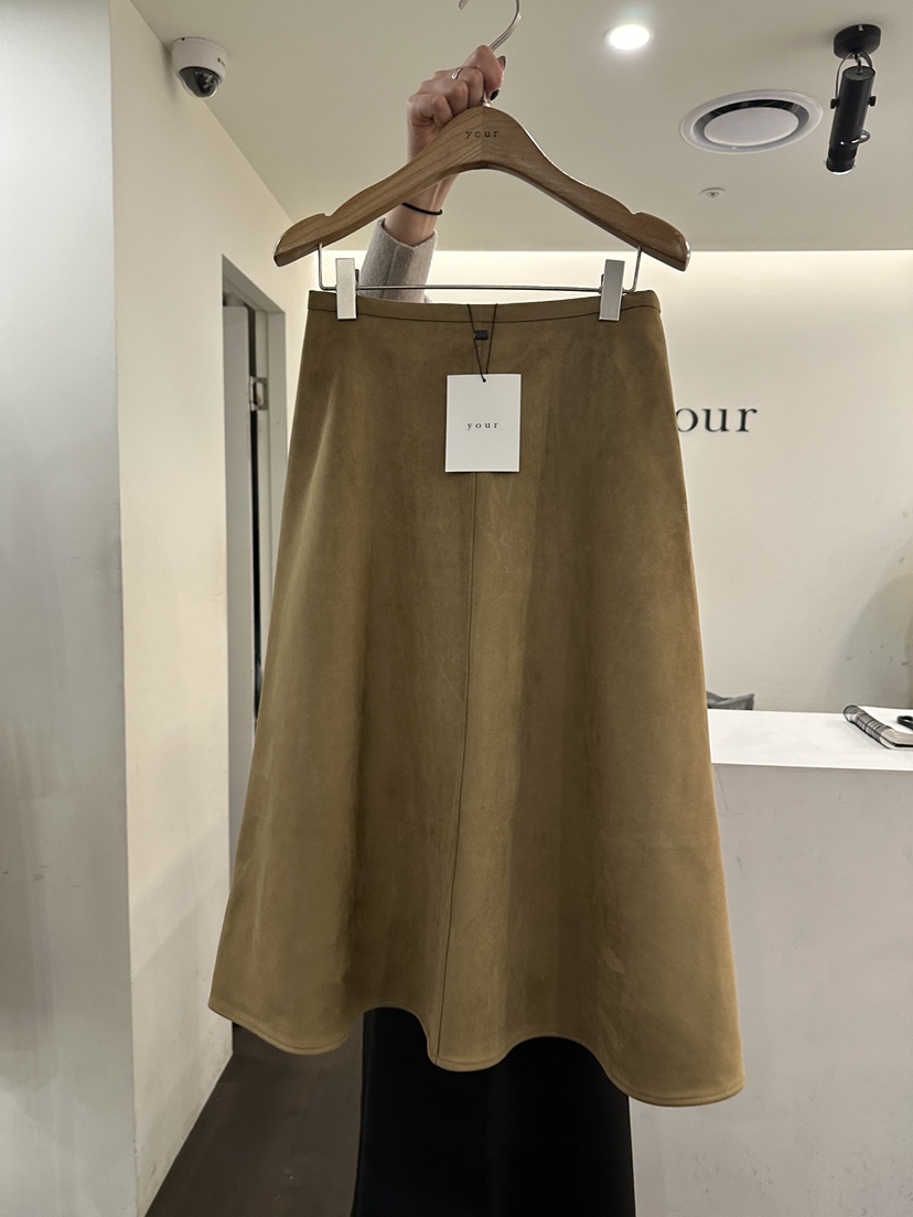 YOUR-P韓國代購㊣女士新品時尚熱賣25秋冬職業休閑推薦長裙YOUR-P長裙圖色1