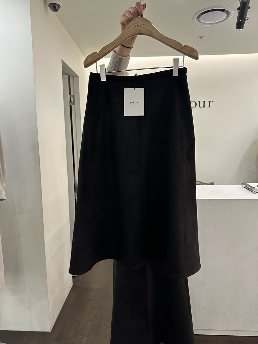 YOUR-P韓國代購㊣女士新品時尚熱賣25秋冬職業休閑推薦長裙YOUR-P長裙圖色2