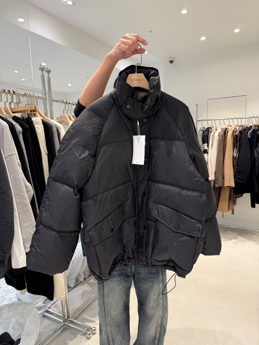 THE BRUNCH東大門㊣代購女裝新品休閑25秋冬人氣夾克填充絨鴨THE BRUNCH夾克圖色1