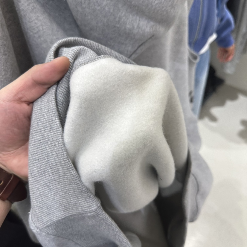 REPELLER韓國代購㊣女裝新品熱賣25秋冬衛衣連帽衫加絨抓絨開衩REPELLER衛衣