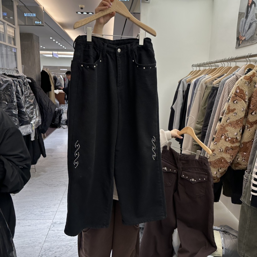 CHAV韓國直郵㊣女士新品休閑人氣時尚25秋冬熱賣推薦休閑褲CHAV休閑褲圖色2