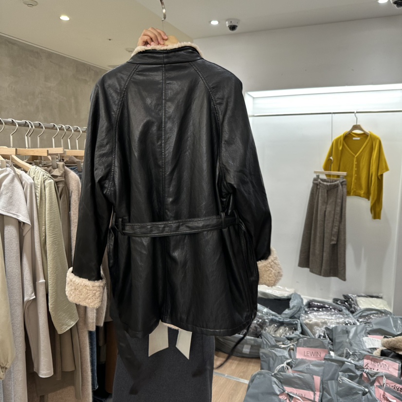 LEWIN韓國代購㊣女裝新款推薦人氣職業熱賣25秋冬休閑時尚夾克LEWIN夾克