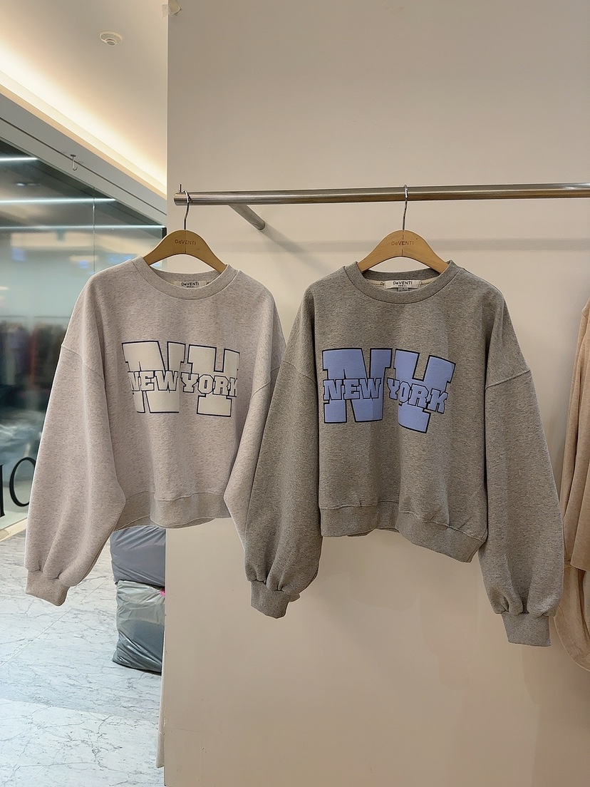 DE VENTI東大門㊣實拍女裝新品25秋冬時尚休閑人氣衛衣加絨DE VENTI衛衣