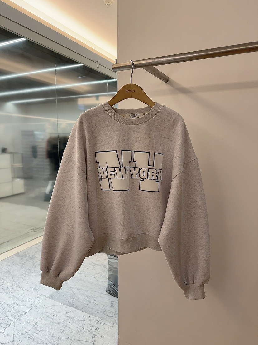 DE VENTI東大門㊣實拍女裝新品25秋冬時尚休閑人氣衛衣加絨DE VENTI衛衣圖色1