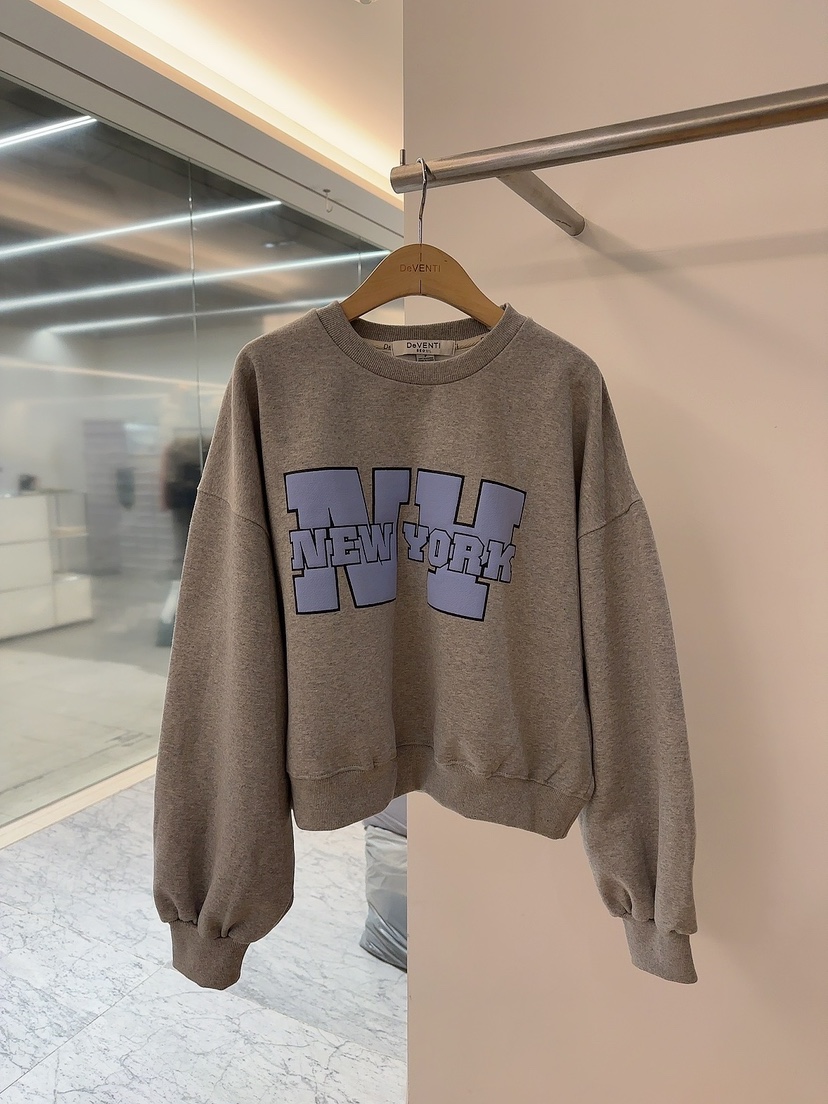 DE VENTI東大門㊣實拍女裝新品25秋冬時尚休閑人氣衛衣加絨DE VENTI衛衣圖色2