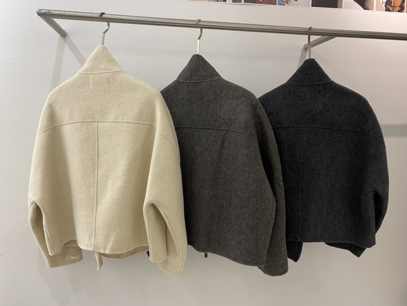 WEAUE SELVAGE韓國代購㊣女士新款25秋冬推薦職業短款大衣Weave Selvage短款大衣