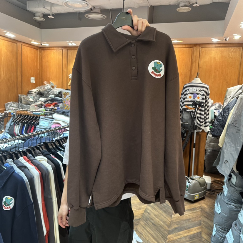 GARMENT-P韓國直郵㊣女裝新款休閑職業25秋冬時尚衛衣加絨GARMENT衛衣圖色2