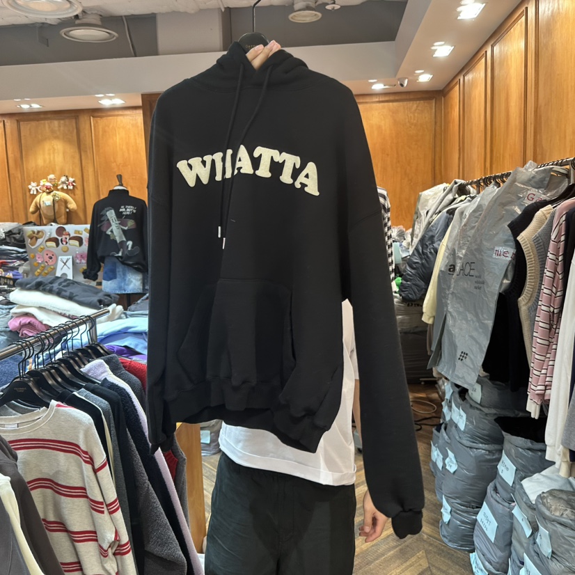 GARMENT-P東大門㊣代購女士新款25秋冬休閑職業熱賣衛衣加絨GARMENT衛衣圖色3