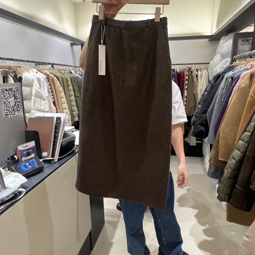 SELF SERVICE韓國代購㊣女裝新品職業時尚25秋冬休閑熱賣長裙SELF SERVICE長裙圖色2