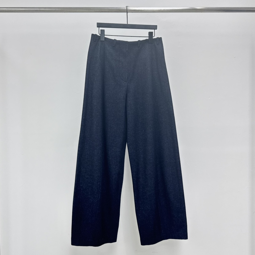 RIVER東大門㊣實拍女裝新品休閑人氣職業推薦時尚25秋冬休閑褲WATER/RIVER休閑褲圖色2深藍色