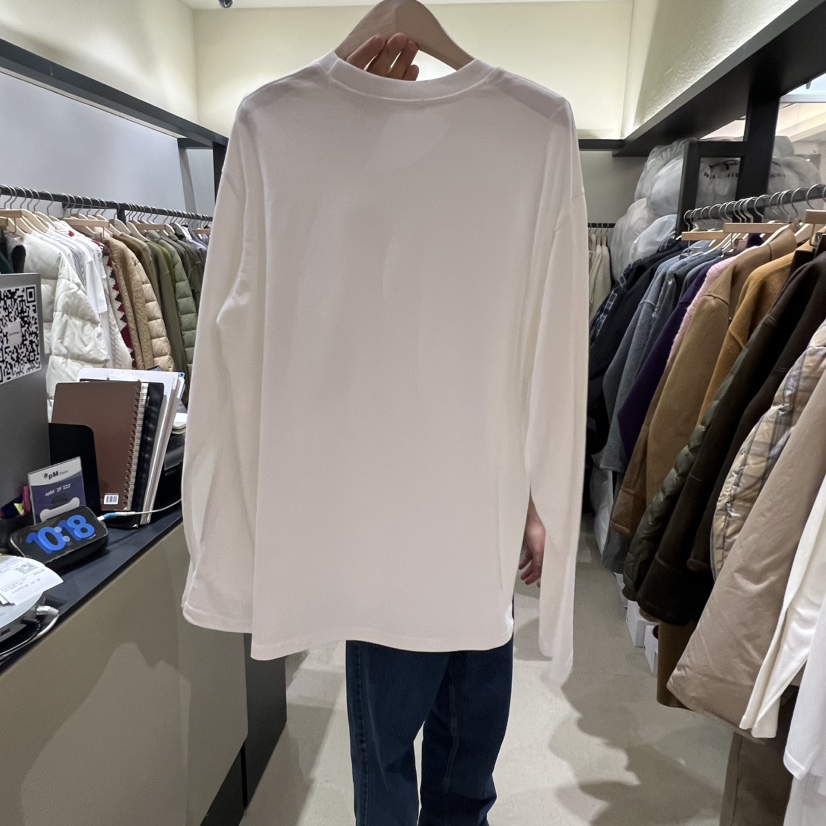 SELF SERVICE東大門㊣代購女士新款職業休閑時尚25秋冬長袖T恤SELF SERVICE長袖T恤