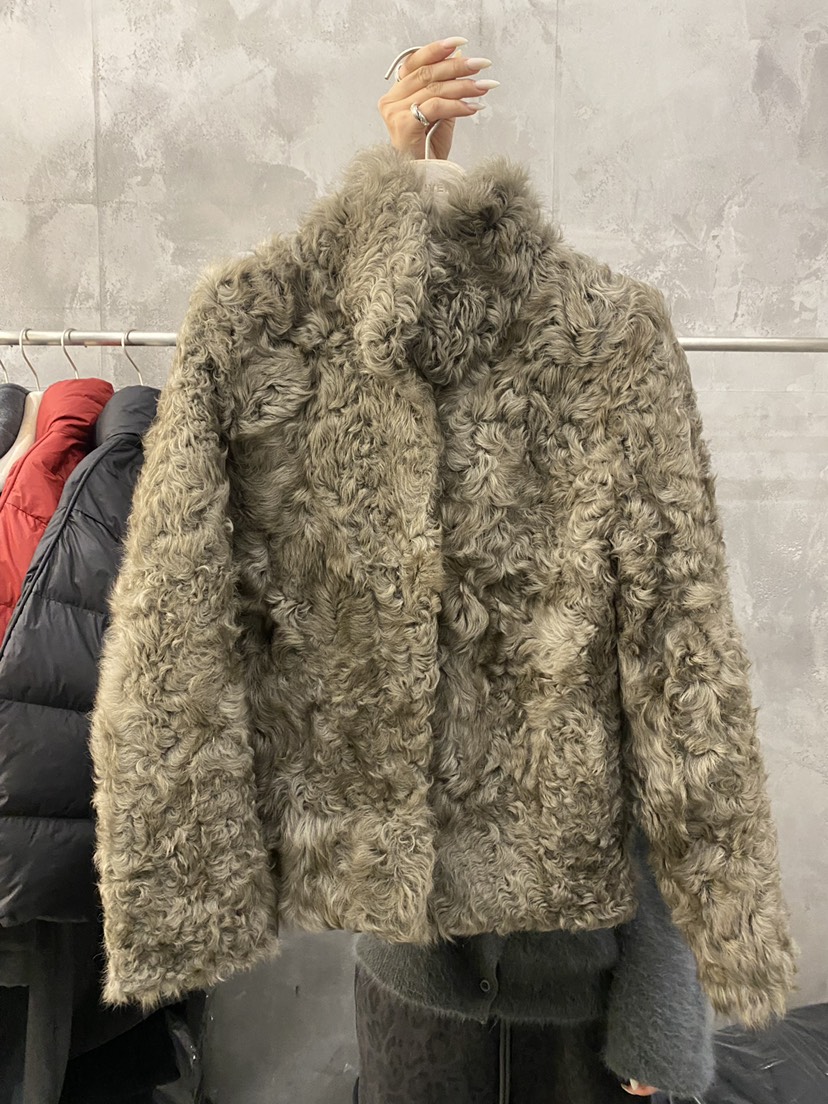 THE VETIVER-A東大門㊣實拍女士新品人氣職業休閑短款大衣VETIVER短款大衣圖色1