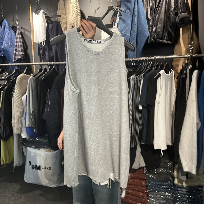 ELF-L東大門㊣實拍女裝新款休閑25秋冬時尚熱賣人氣吊帶背心PROJECT ELF/ELF-L吊帶/背心圖色2