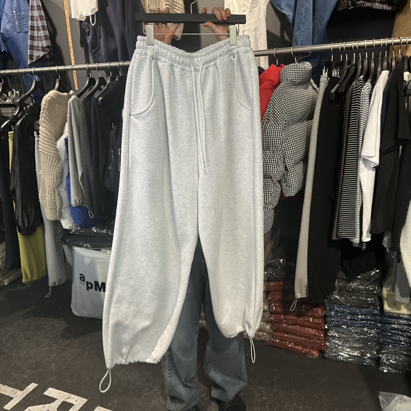 ELF-L東大門㊣直郵女士新款職業人氣熱賣休閑休閑褲加絨皮革PROJECT ELF/ELF-L休閑褲圖色1灰白色