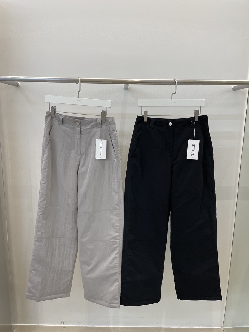 BETTER東大門㊣實拍女裝新品熱賣職業25秋冬推薦休閑褲填充BETTER休閑褲