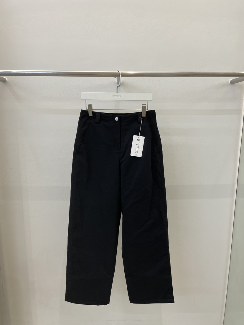 BETTER東大門㊣實拍女裝新品熱賣職業25秋冬推薦休閑褲填充BETTER休閑褲圖色2