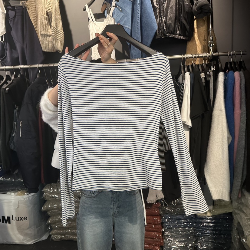 ELF-L韓國直郵㊣女裝新款人氣熱賣推薦25秋冬職業休閑長袖T恤PROJECT ELF/ELF-L長袖T恤