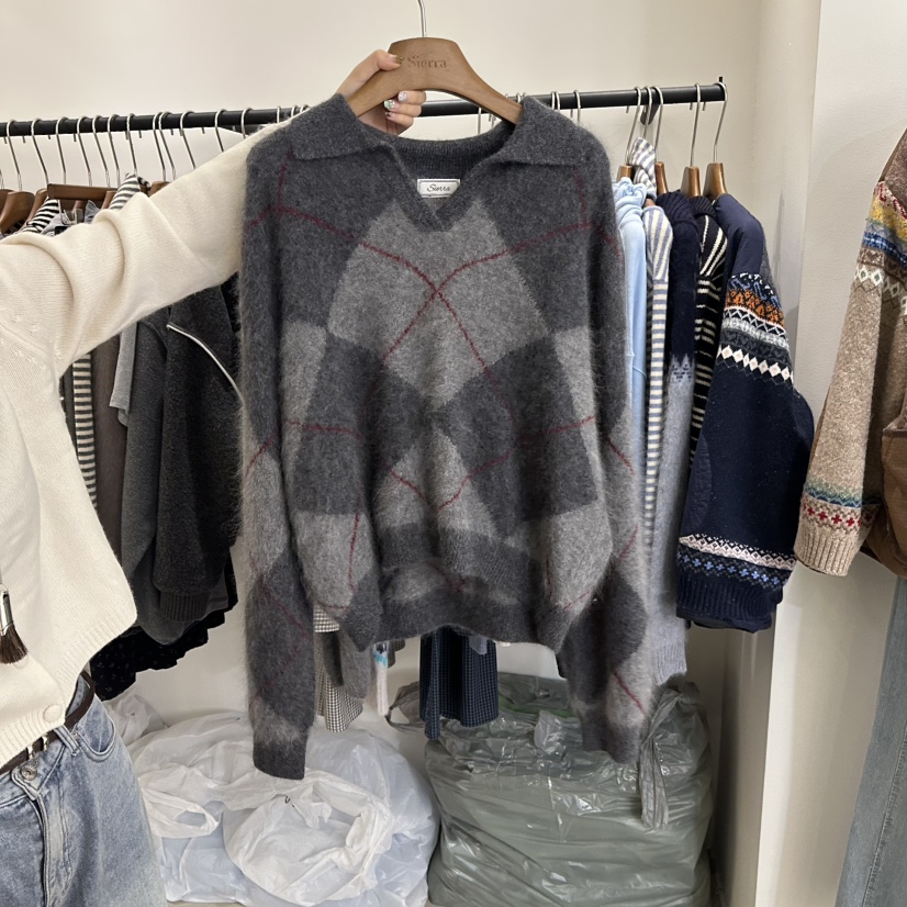 SIERRA東大門㊣實拍女裝新款25秋冬休閑推薦人氣職業針織衫SIERRA針織衫圖色2