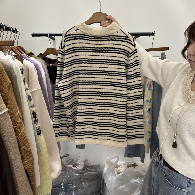 SIERRA東大門㊣直郵女士新品休閑25秋冬人氣推薦熱賣針織衫SIERRA針織衫