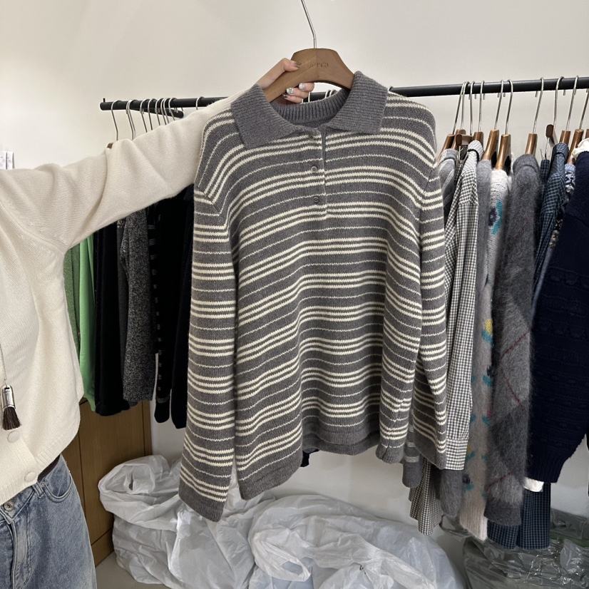 SIERRA東大門㊣直郵女士新品休閑25秋冬人氣推薦熱賣針織衫SIERRA針織衫圖色2