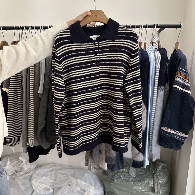 SIERRA東大門㊣直郵女士新品休閑25秋冬人氣推薦熱賣針織衫SIERRA針織衫圖色3