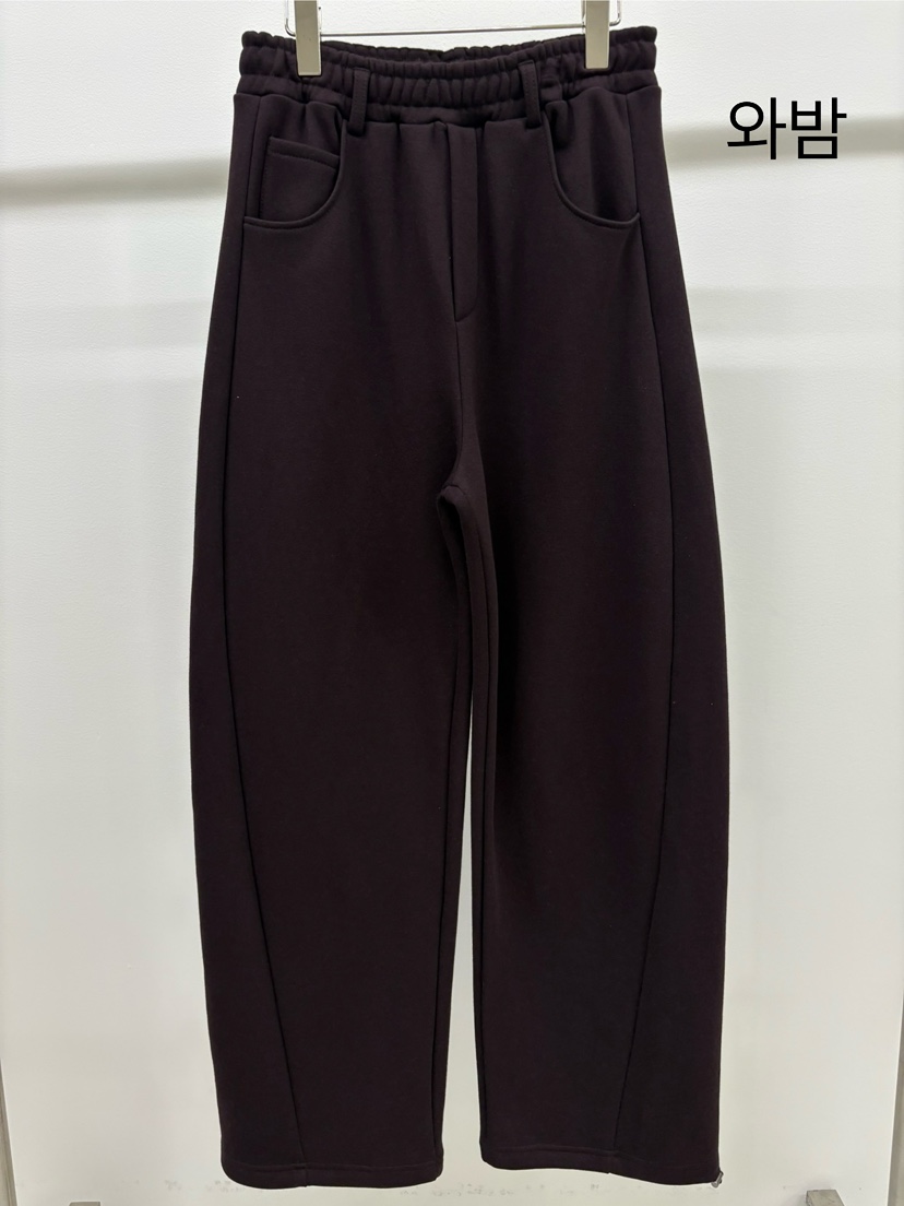 KONI東大門㊣實拍女裝新款熱賣人氣25秋冬休閑職業休閑褲加絨KONI休閑褲圖色3紅棕色