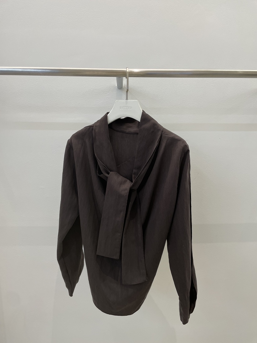 BETTER東大門㊣直郵女士新款25秋冬推薦職業時尚襯衫蕾絲衫BETTER襯衫/蕾絲衫圖色2