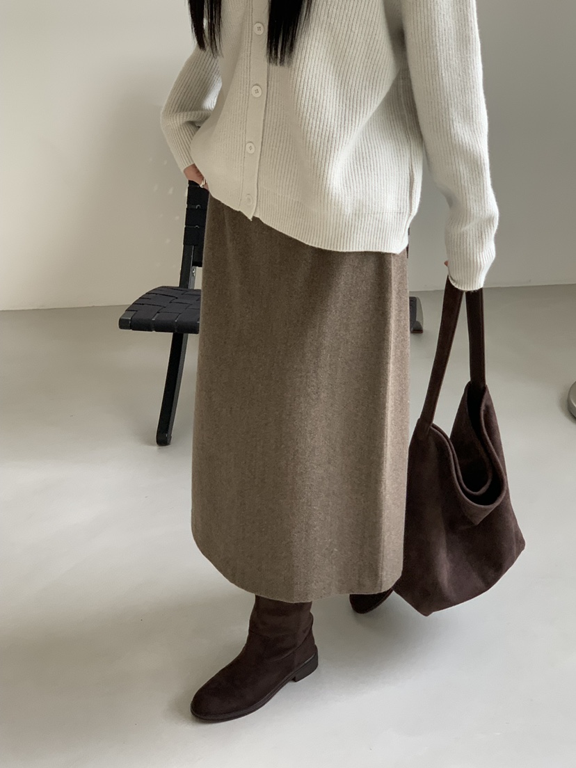 RIVER RAIN東大門㊣直郵女士新款25秋冬熱賣時尚人氣職業長裙RIVER RAIN長裙