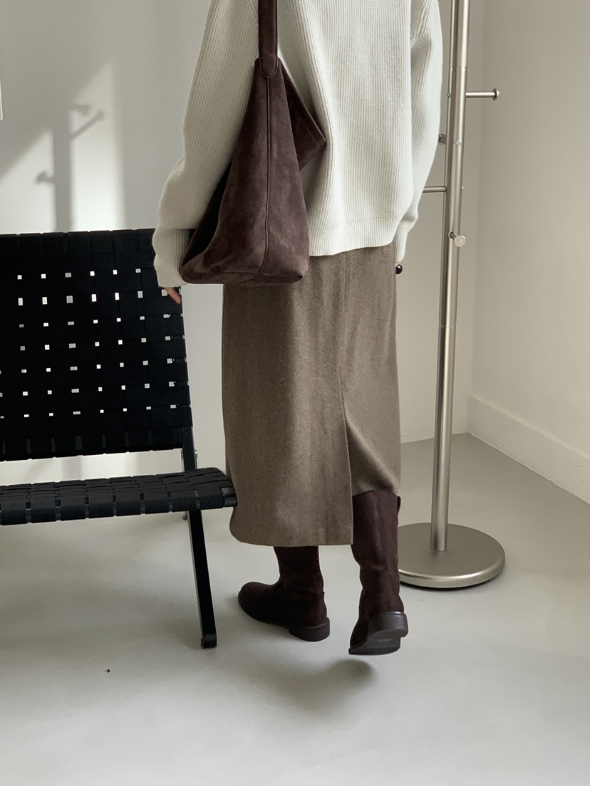 RIVER RAIN東大門㊣直郵女士新款25秋冬熱賣時尚人氣職業長裙RIVER RAIN長裙