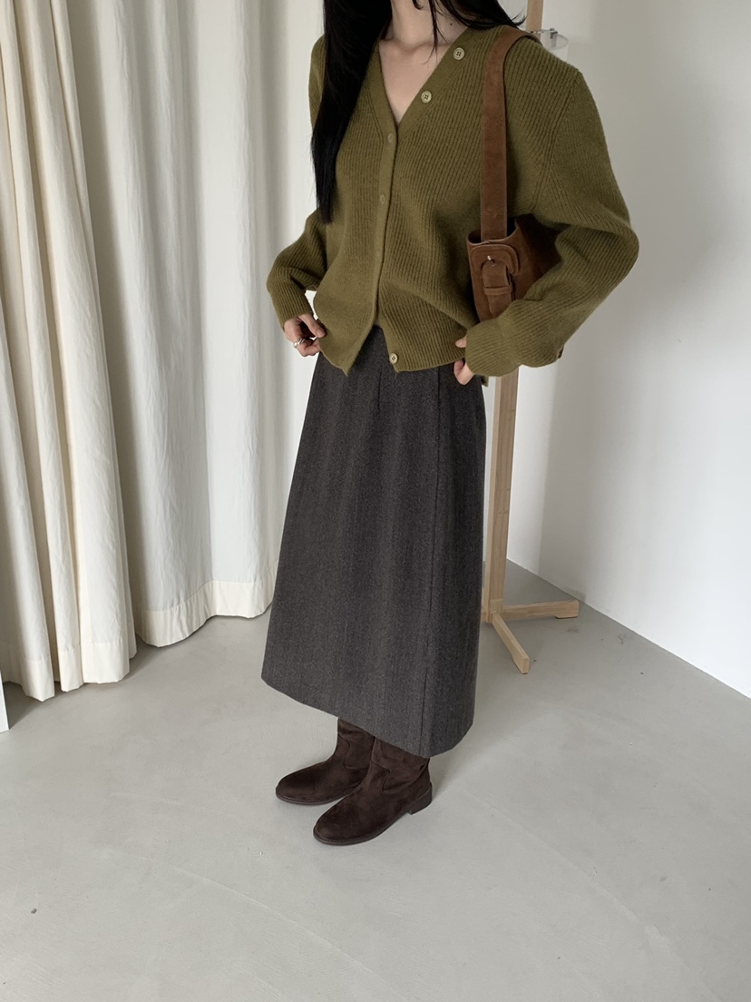 RIVER RAIN東大門㊣直郵女士新款25秋冬熱賣時尚人氣職業長裙RIVER RAIN長裙