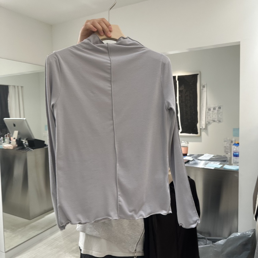 HAUTTE-P東大門㊣實拍女士新品25秋冬熱賣休閑職業長袖T恤HAUTTE長袖T恤圖色2