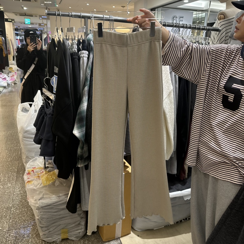 MAGOT東大門㊣代購女士新品25秋冬推薦休閑時尚職業熱賣休閑褲IIIΛGOT/MAGOT休閑褲圖色1