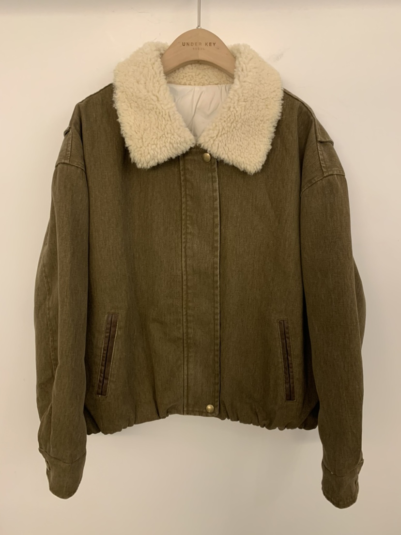 UNDER KEY韓國直郵㊣女士新品職業推薦熱賣人氣時尚夾克鴨絨UNDER KEY夾克圖色2