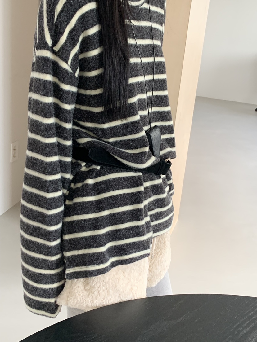 RIVER RAIN韓國代購㊣女士新品休閑職業推薦針織衫不含腰帶RIVER RAIN針織衫