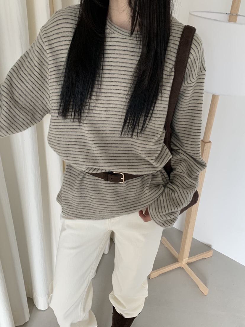 RIVER RAIN韓國代購㊣女士新品休閑職業推薦針織衫不含腰帶RIVER RAIN針織衫