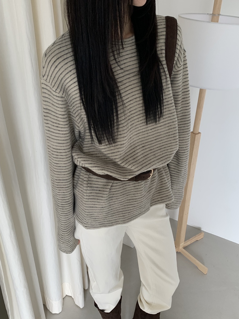 RIVER RAIN韓國代購㊣女士新品休閑職業推薦針織衫不含腰帶RIVER RAIN針織衫