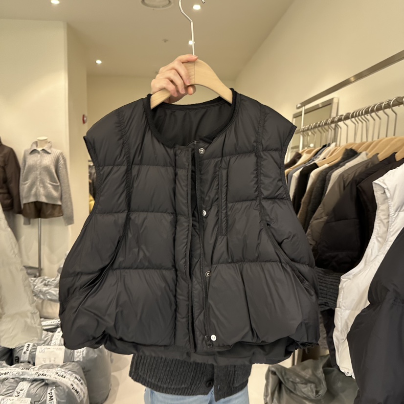 PLAMM東大門㊣實拍女士新品職業休閑推薦熱賣時尚人氣馬甲鴨絨PLAMM馬甲圖色2