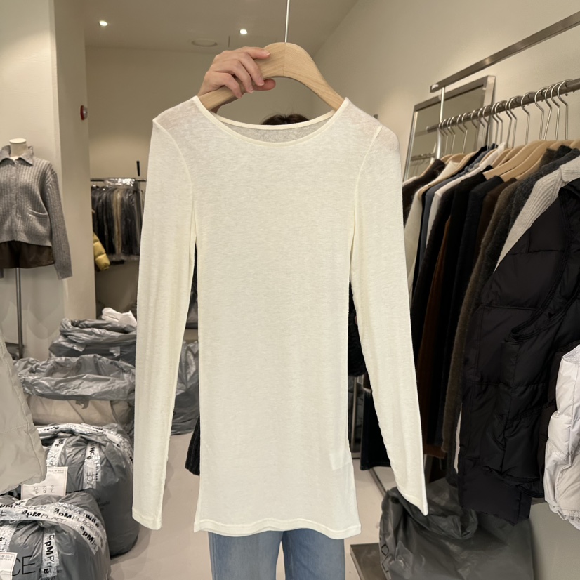 PLAMM東大門㊣直郵女士新款熱賣人氣休閑25秋冬職業長袖T恤PLAMM長袖T恤圖色5