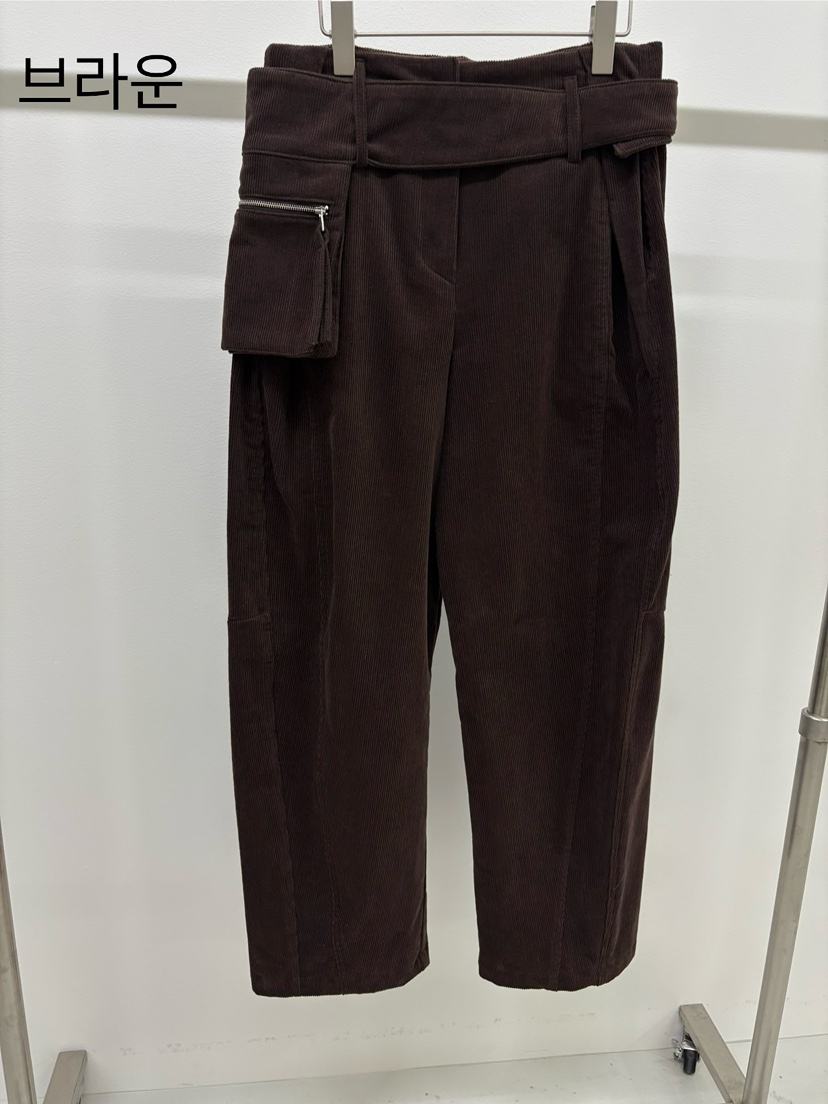 KONI韓國直郵㊣女士新品人氣休閑25秋冬推薦熱賣休閑褲含腰包KONI休閑褲圖色1棕色