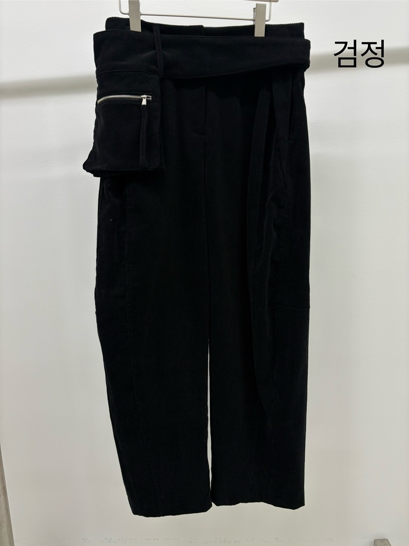 KONI韓國直郵㊣女士新品人氣休閑25秋冬推薦熱賣休閑褲含腰包KONI休閑褲圖色4黑色