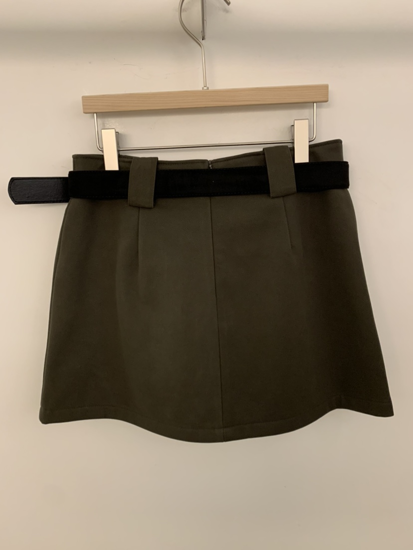 UNDER KEY韓國直郵㊣女士新品職業25秋冬休閑熱賣裙褲含腰帶UNDER KEY裙褲