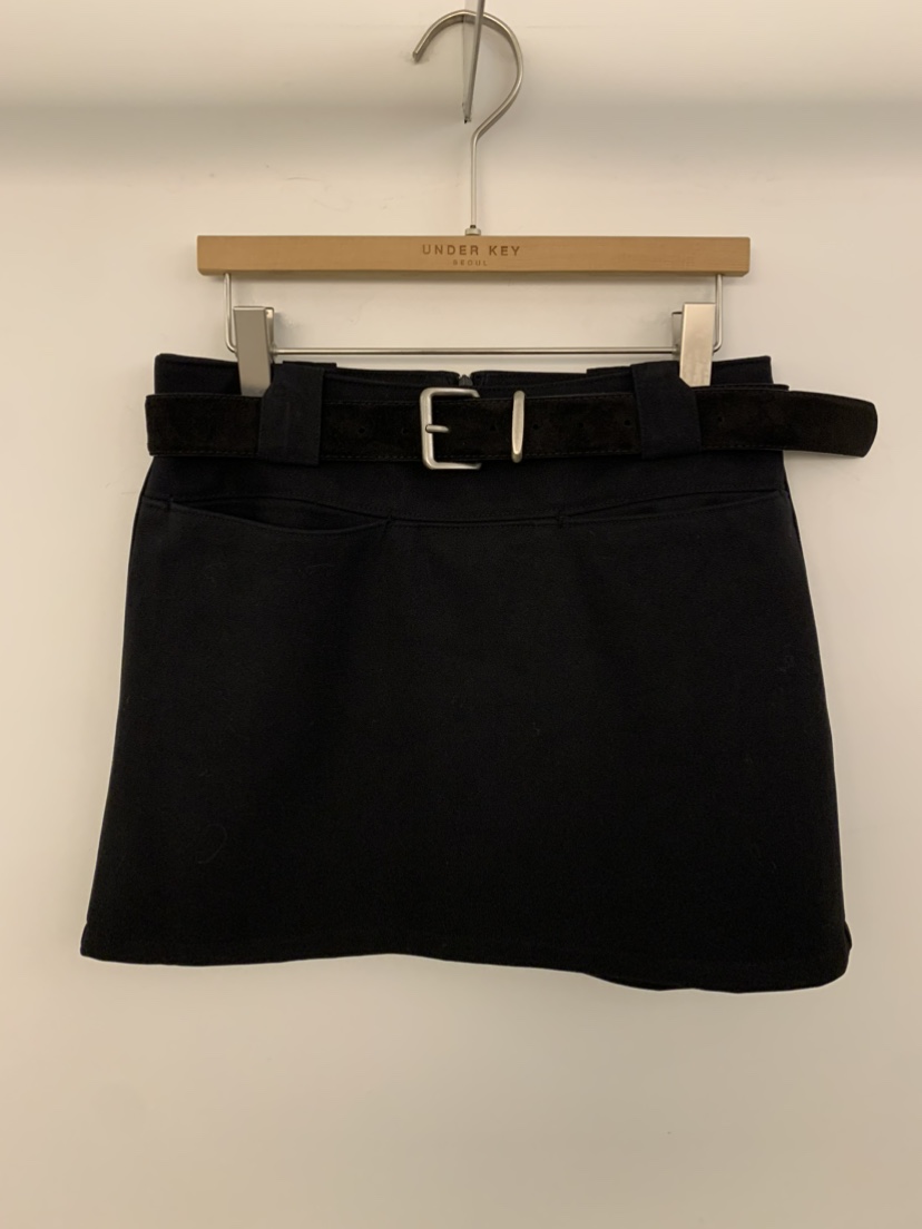 UNDER KEY韓國直郵㊣女士新品職業25秋冬休閑熱賣裙褲含腰帶UNDER KEY裙褲圖色4