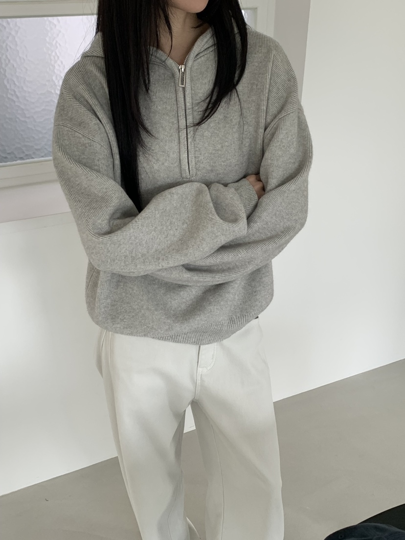 RIVER RAIN東大門㊣直郵女士新款職業時尚推薦衛衣連帽衫拉鏈RIVER RAIN衛衣圖色2