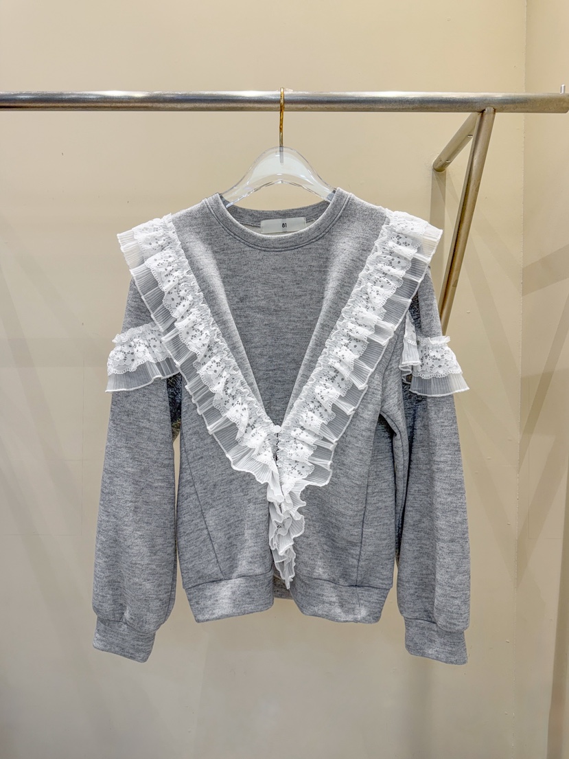 81 MARKET-L韓國代購㊣女士新品熱賣職業時尚休閑推薦衛衣81 MARKET-L衛衣圖色2