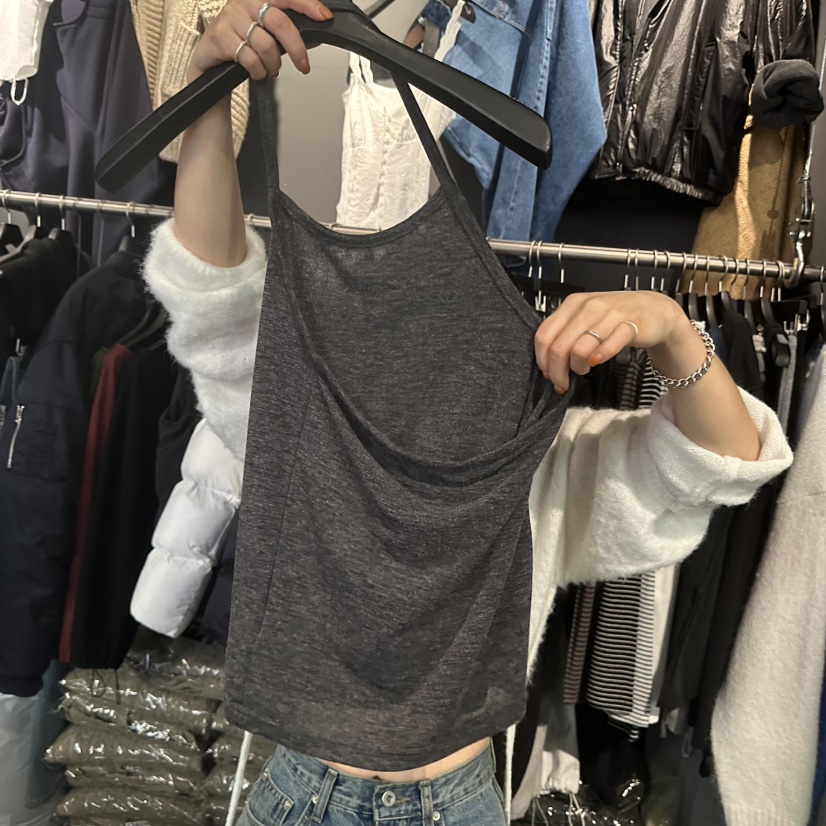 ELF-L東大門㊣直郵女裝新品職業休閑推薦時尚人氣吊帶背心PROJECT ELF/ELF-L吊帶/背心