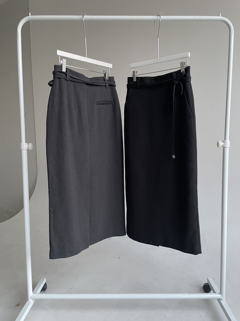 URBANE cloth韓國直郵㊣女裝新品熱賣時尚休閑職業25秋冬長裙URBANE cloth長裙