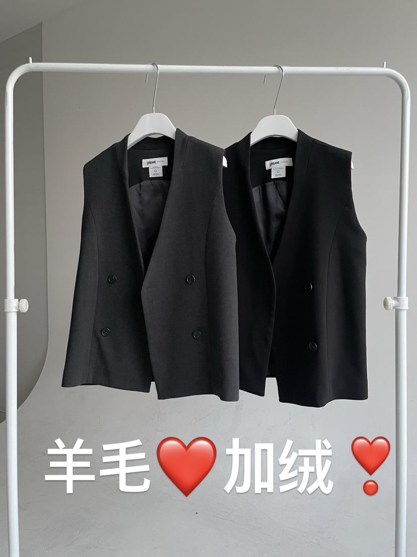 URBANE cloth東大門㊣直郵女裝新款推薦時尚熱賣馬甲不含內搭URBANE cloth馬甲