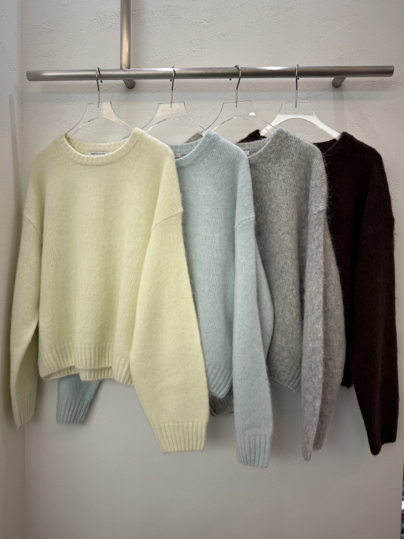 MOST OF ALL U東大門㊣直郵女裝新品25秋冬針織衫馬海毛MOST OF ALL U針織衫