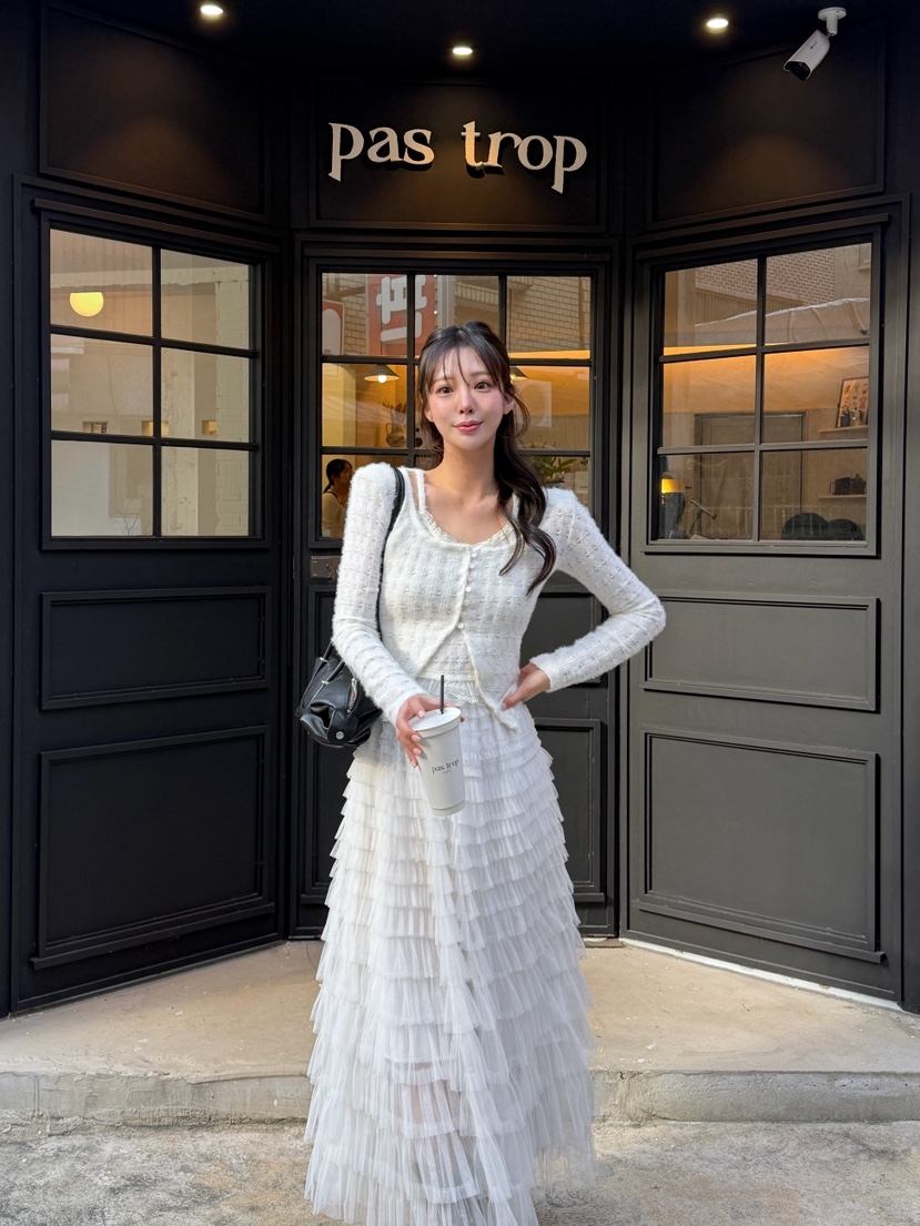 81 MARKET-L東大門㊣直郵女士新品職業熱賣25秋冬針織衫假兩件81 MARKET-L針織衫